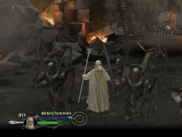 Lord of the Rings, The - The Return of the King screen shot game playing